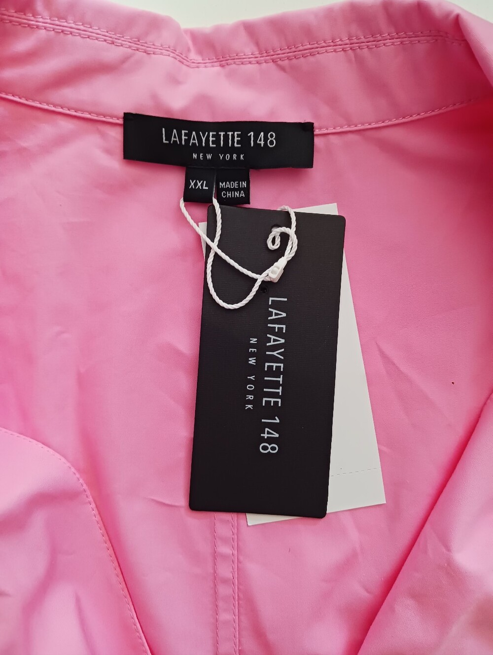 NWT Laffayete 148 Pink Madder 100% Cotton Dress Size XXL - Picture 7 of 10